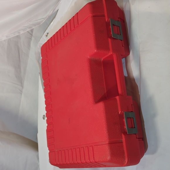 Vintage 1985 red Lego building block brick storage travel hard carry case - Picture 7 of 11